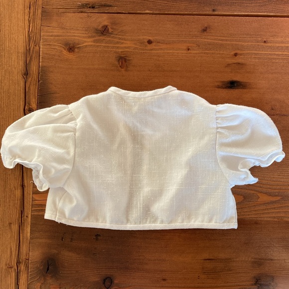 Peaches & Cream 2pc Vintage Baby Dress white washable size 18-24months EUC - Picture 7 of 13